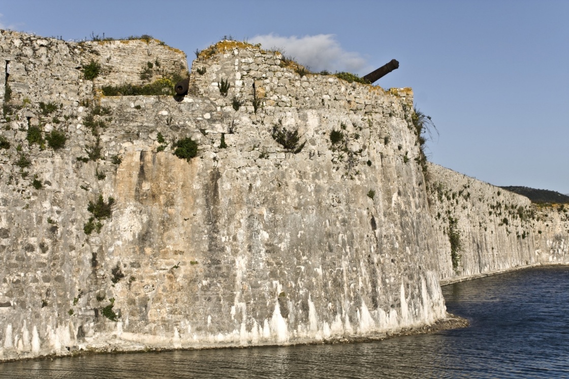 Castle of Ayia Mavra at Lefkada island, Greece